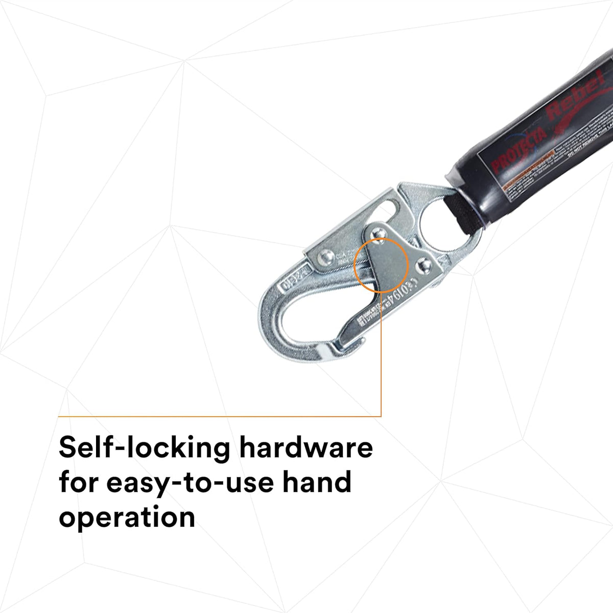Self Retracting Lifeline with Steel Snap Hook and Carabiner H530