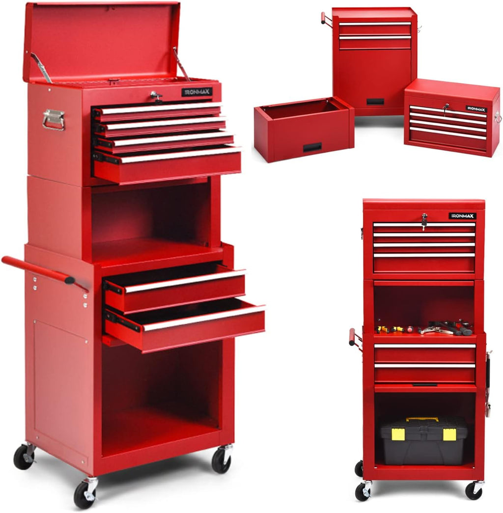 6 Drawer Rolling Tool Chest with Locking System Z889