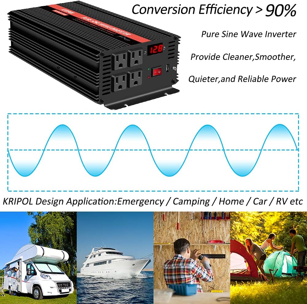 2000 Watt Pure Sine Wave Inverter G190