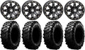 14 Beadlock Wheels and 32 Tires 4x156 Bolt Pattern 12mmx1.25 Lug Kit H1901