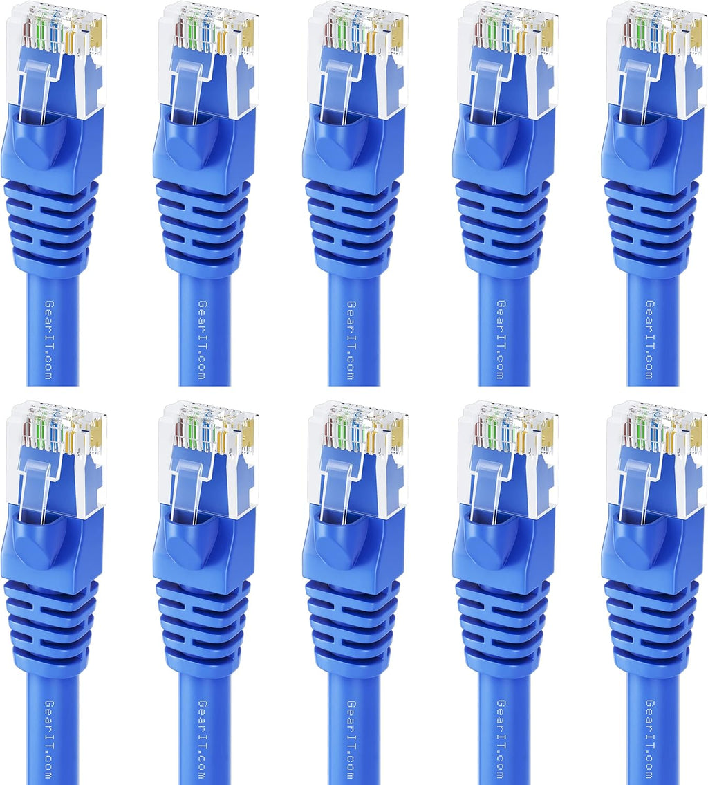 Cat5e Ethernet Patch Cable 3 Feet Blue T23657