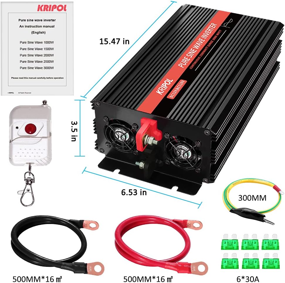 2000 Watt Pure Sine Wave Inverter G190