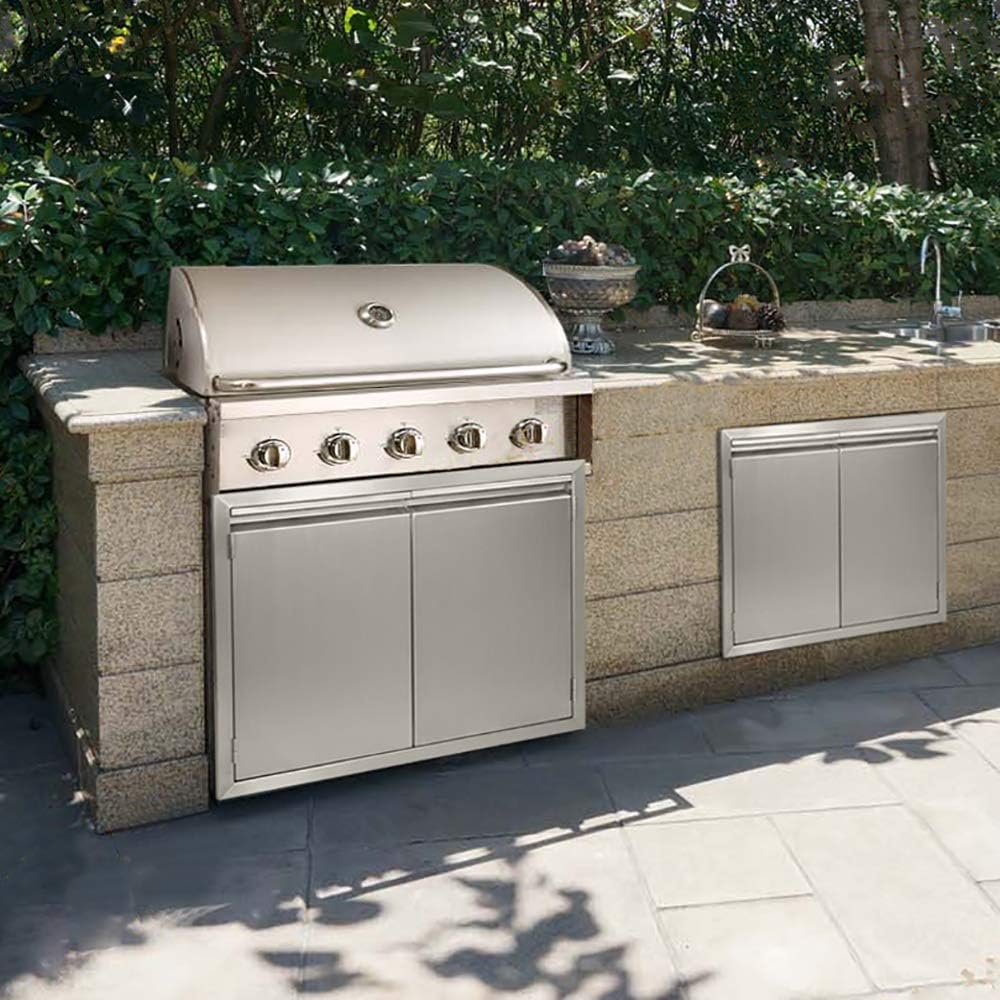 35 W x 24 H 304 Stainless Steel BBQ Access Door B64638