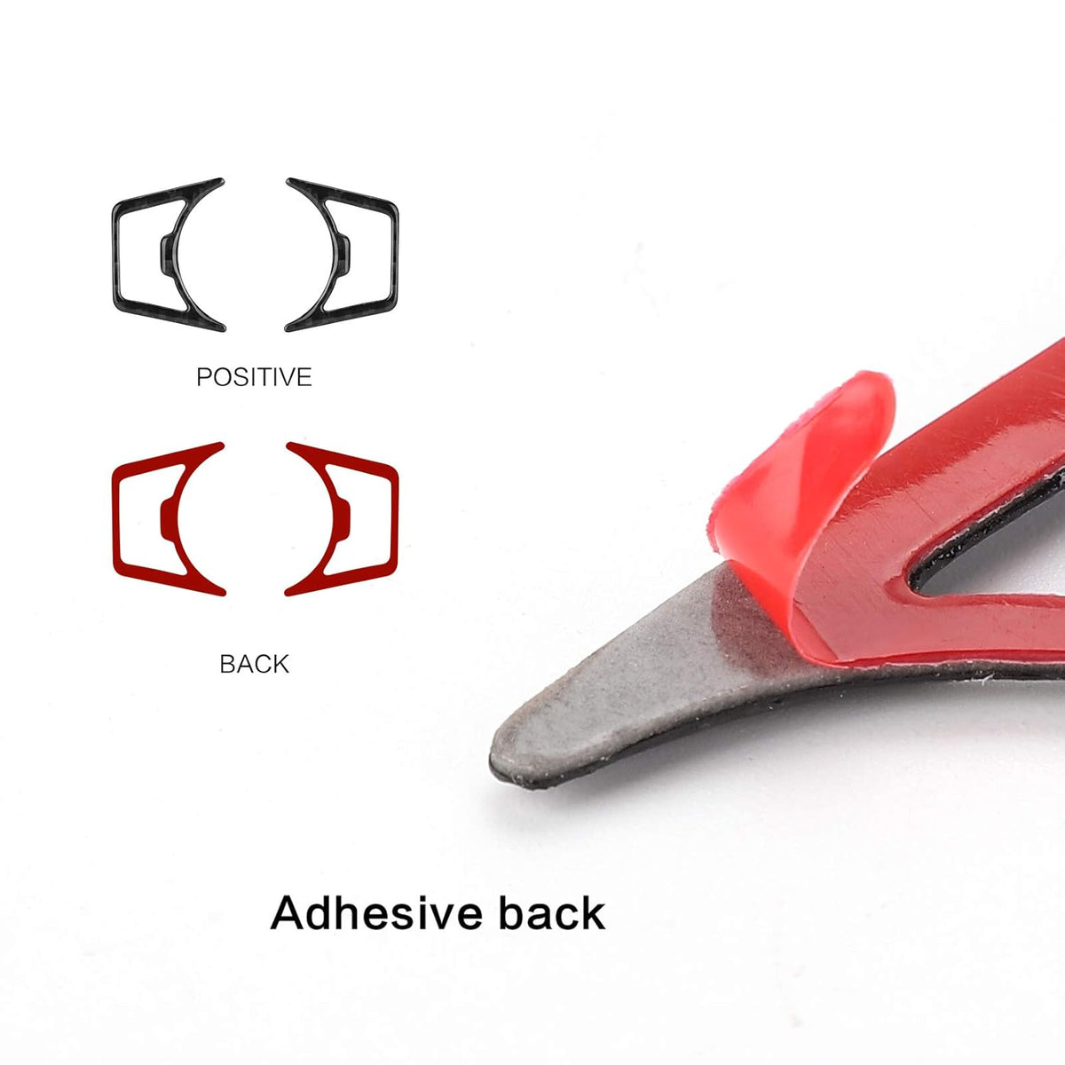 Carbon Fiber Headlight Switch Frame Trim Cover 2PCS N15252