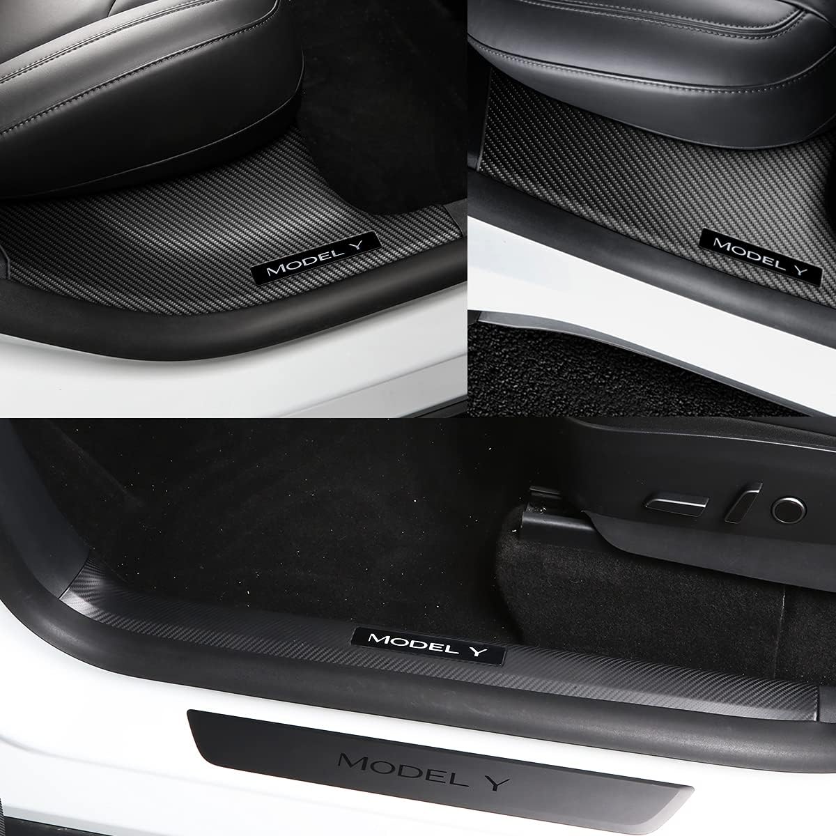 Carbon Fiber Door Sill Protector Set of 4 C361808