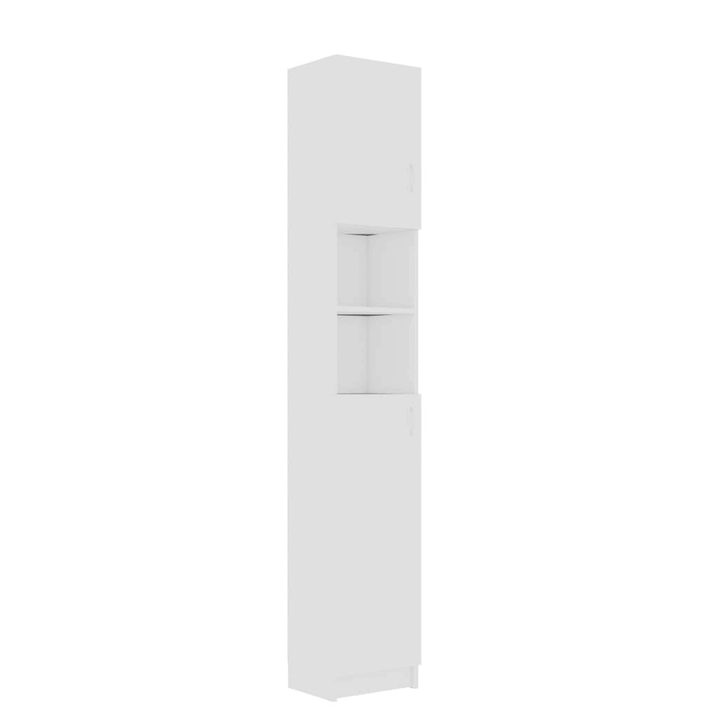 Bathroom Cabinet High Gloss Gray Chipboard U460