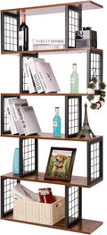 5-Tier S-Shaped Bookshelf V184296