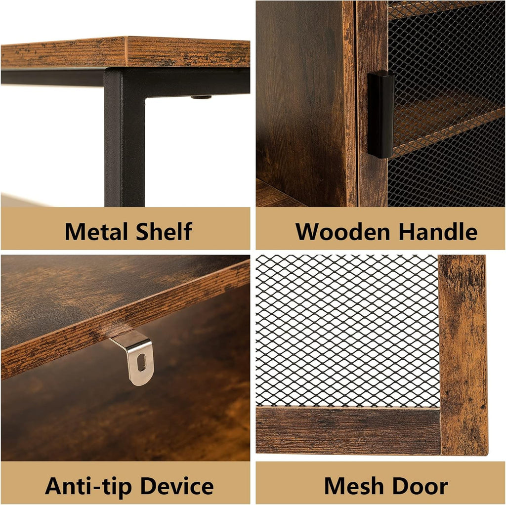 Storage Cabinet with Shelves and Door J859389