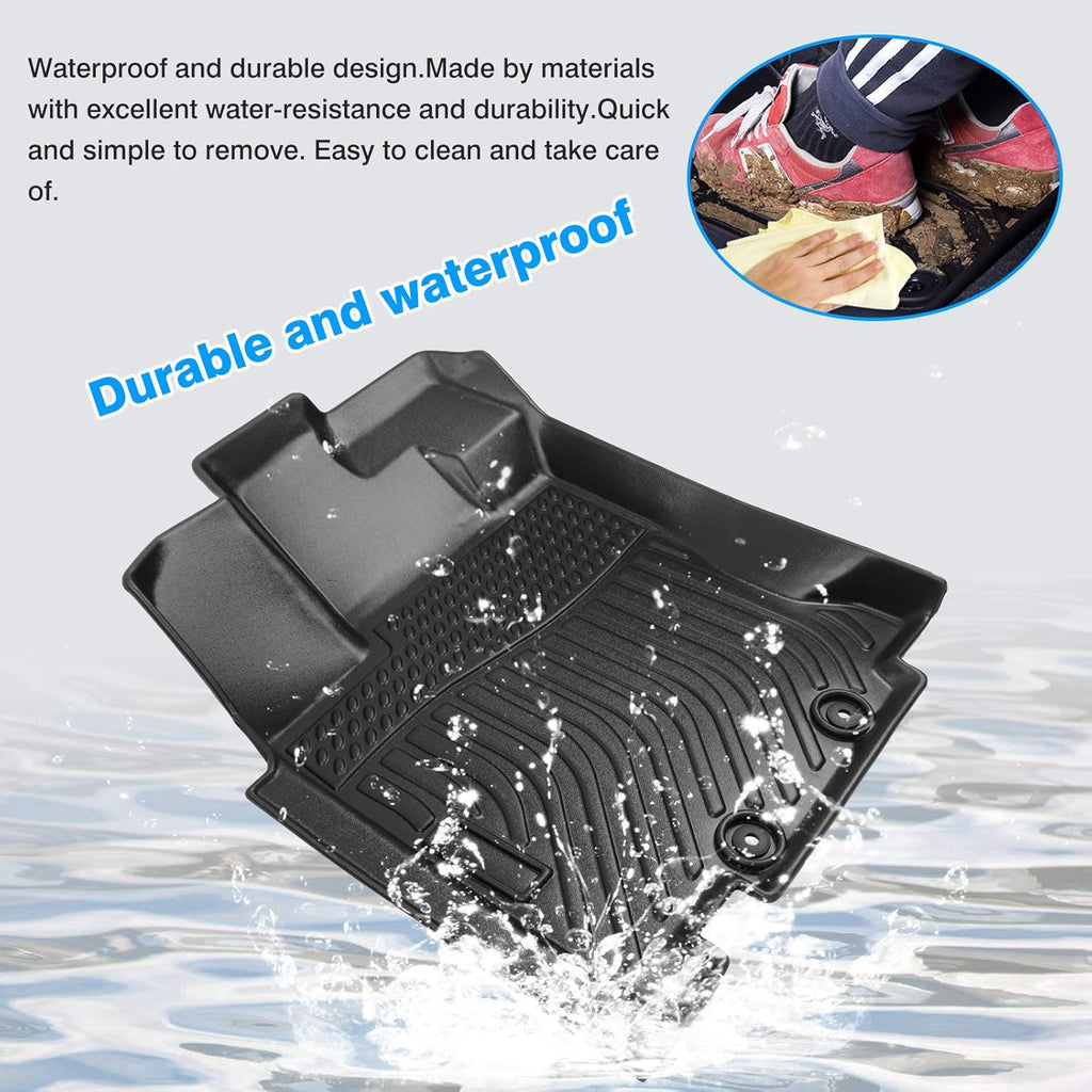 All Weather Floor Mat 2 Row Liner Set TPO V366