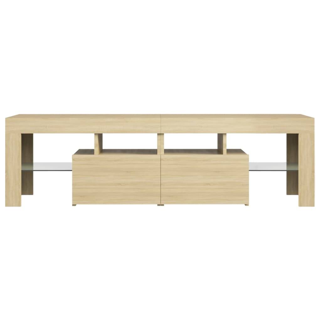 Sonoma Oak TV Cabinet with LED Lights F415146
