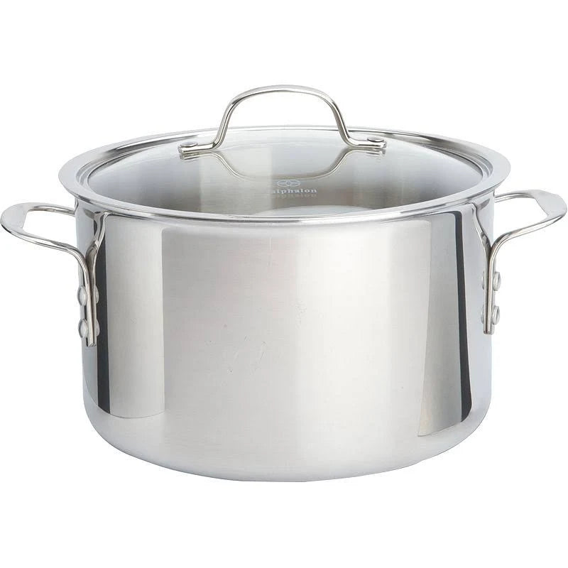8-qt. Stainless Steel Tri-Ply Covered Stock Pot N537299