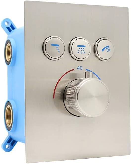 Brass Concealed Thermostatic Shower Mixer Valve S1959