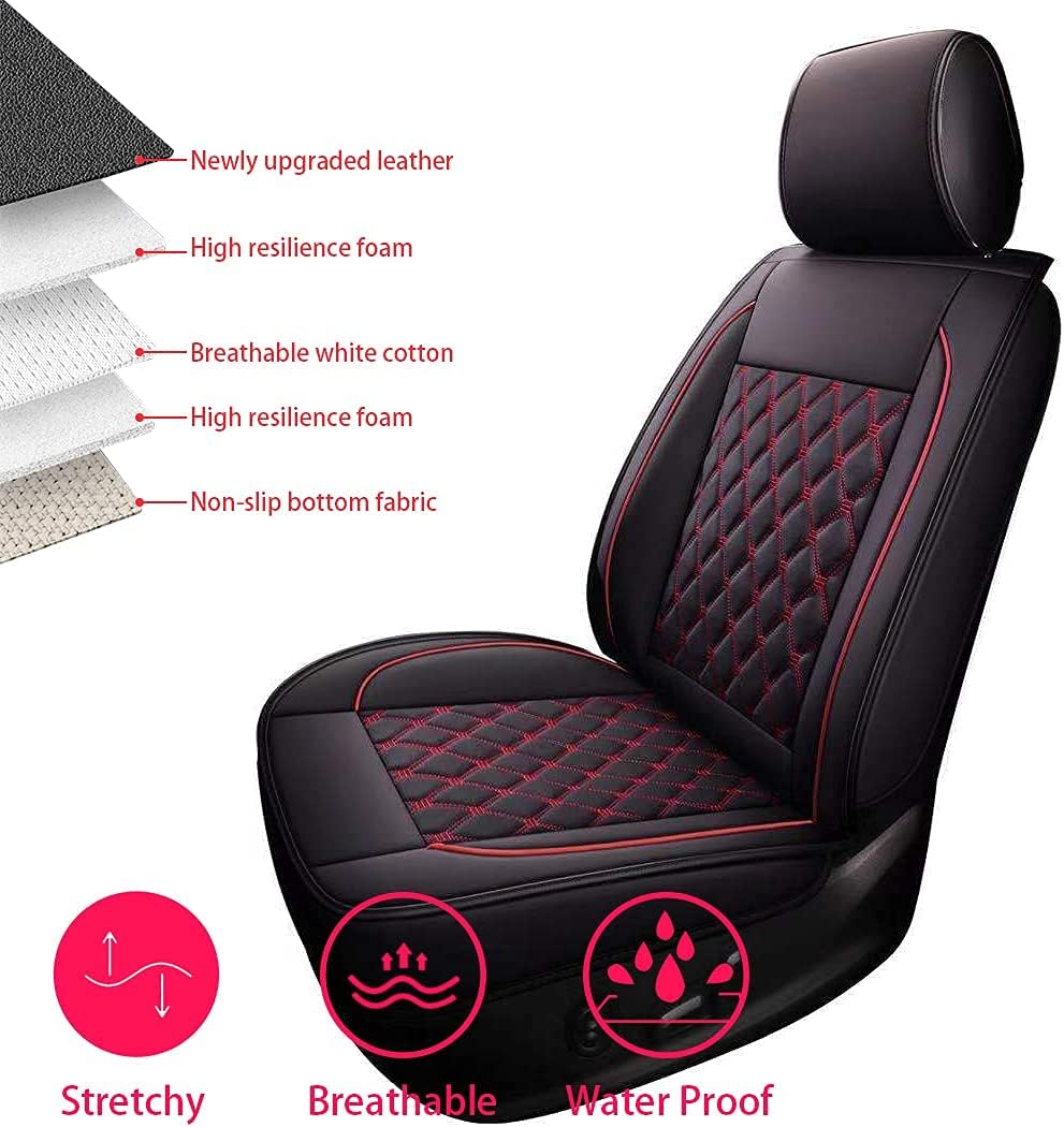 Leather Waterproof Car Seat Covers Full Set A61453