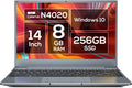 14” Windows 10 Laptop Computer, 8GB RAM 256GB SSD, Silver Gray Z885370