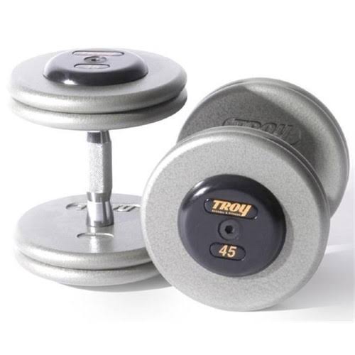 60 lb Fixed Dumbbells with Gray Plates G408