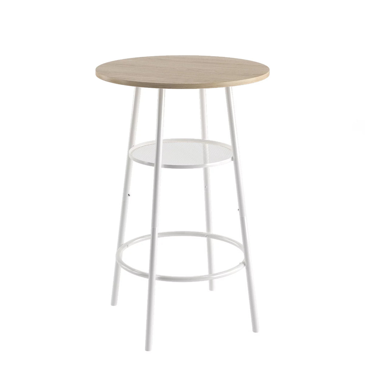 3-Piece Round Bar Table and Stools Set V3407