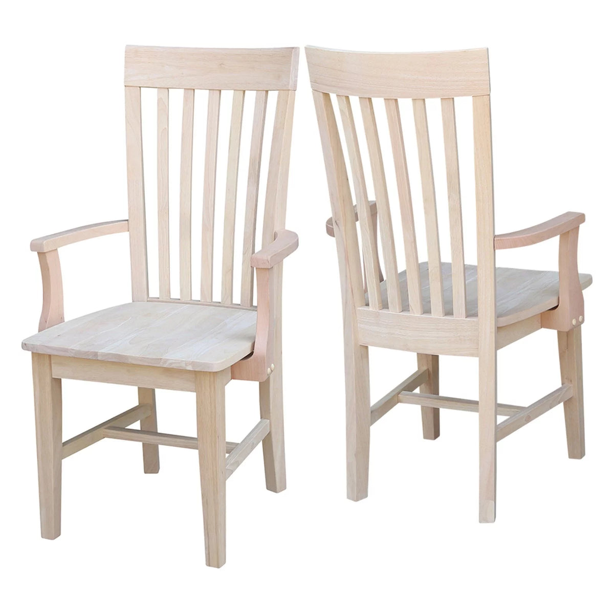 Mission Chair With Arms S25182
