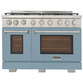 48 6.7 cu. ft. Natural Gas Range Light Blue T57608