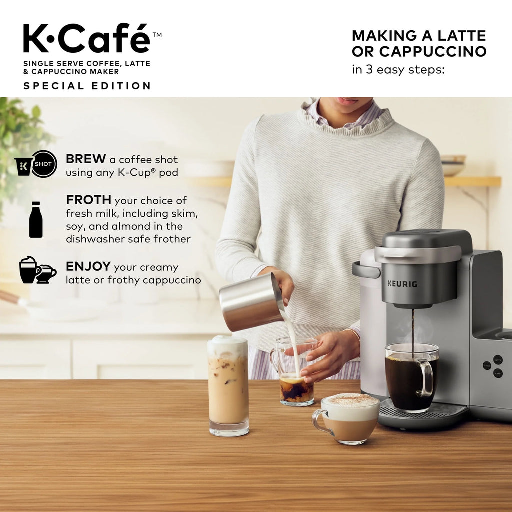Single Serve Coffee Latte and Cappuccino Maker O959
