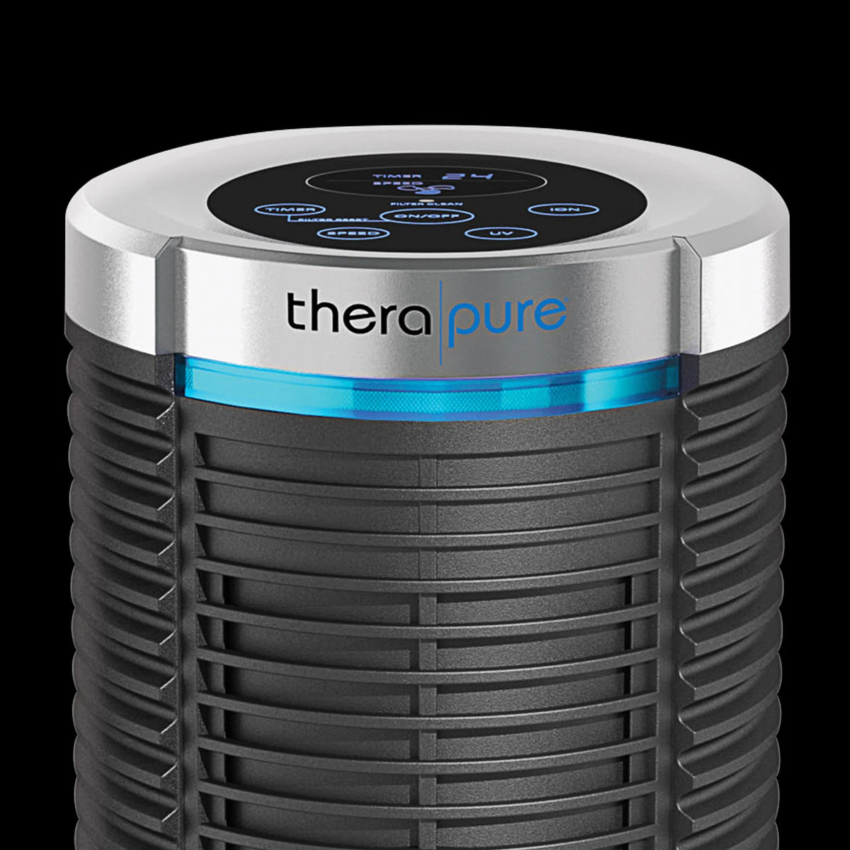 HEPA-Type Air Purifier with UV Light, Black X426457