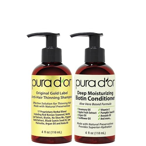 Anti-Thinning Biotin Shampoo & Moisturizing Conditioner Set 16oz x2 E72875