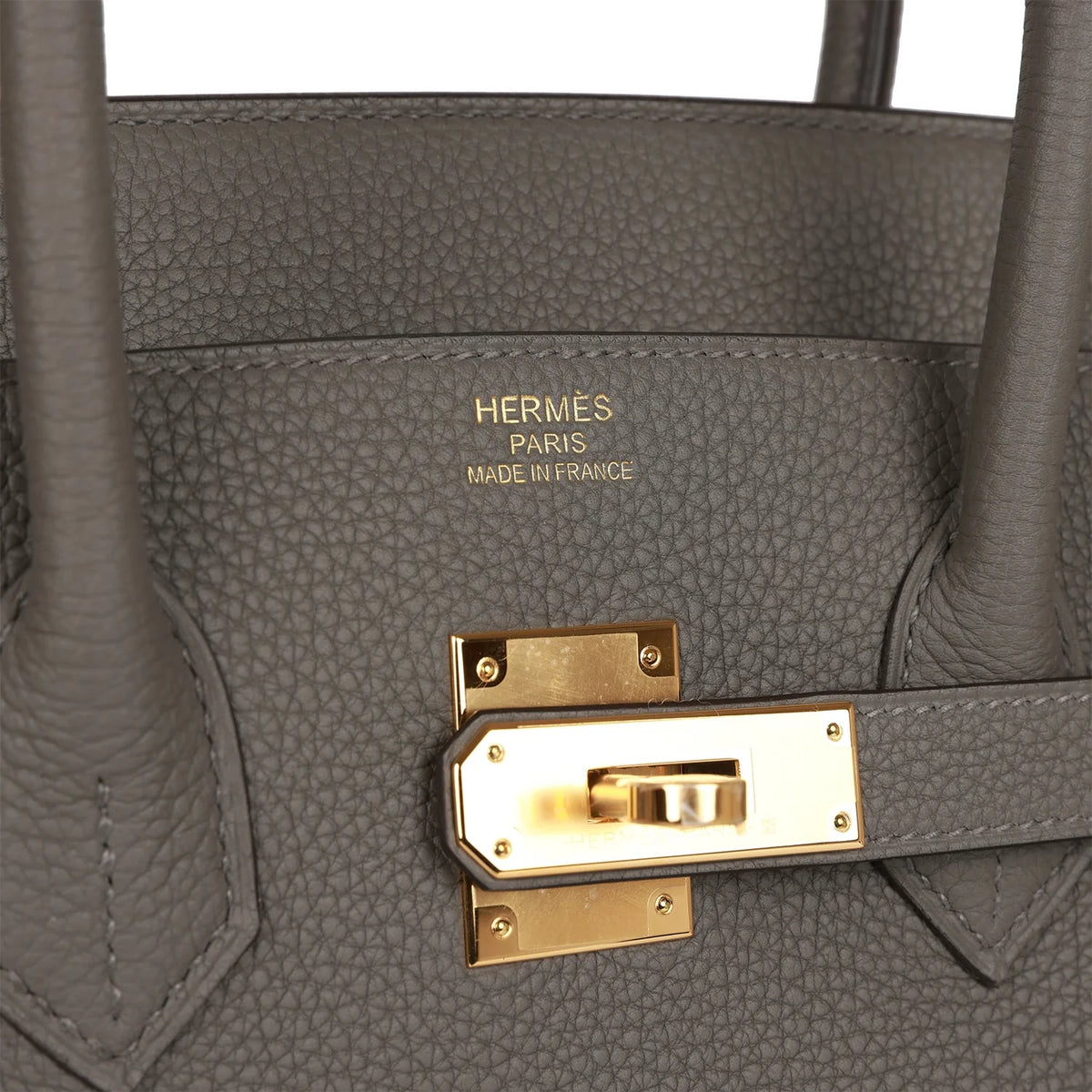 Togo Leather Handbag Q8932