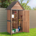 Outdoor Storage Shed with Adjustable Shelves L19123