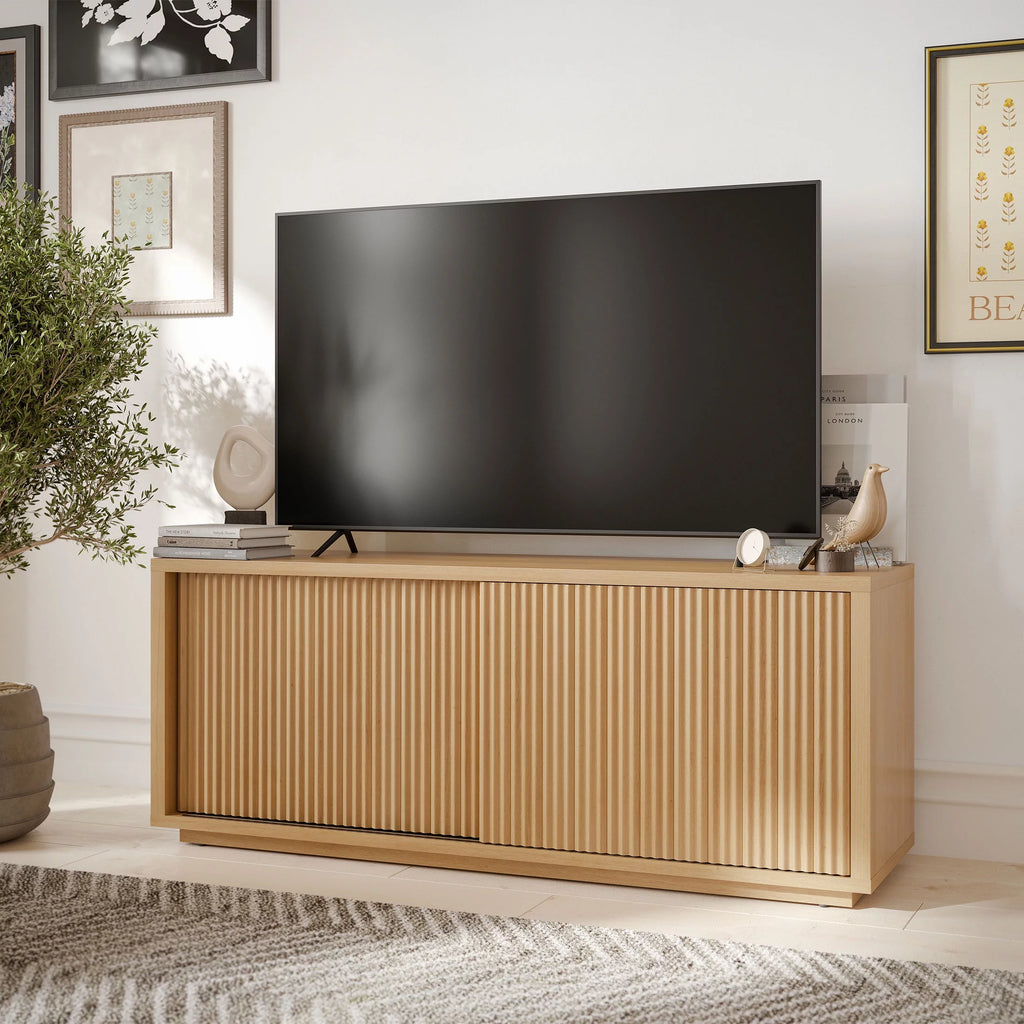 Fluted TV Stand for TVs up to 70" F1704