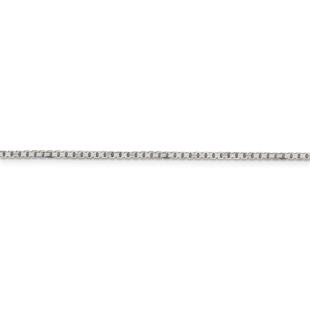 Sterling Silver 1.7mm Diamond-cut Box Chain Q84882