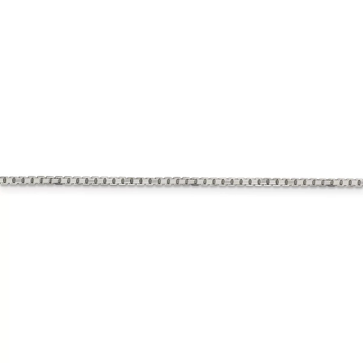 Sterling Silver 1.7mm Diamond-cut Box Chain Q84882