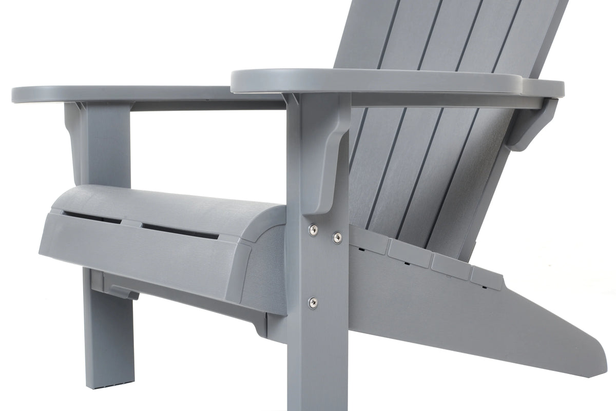 Gray Resin Adirondack Chair Q310
