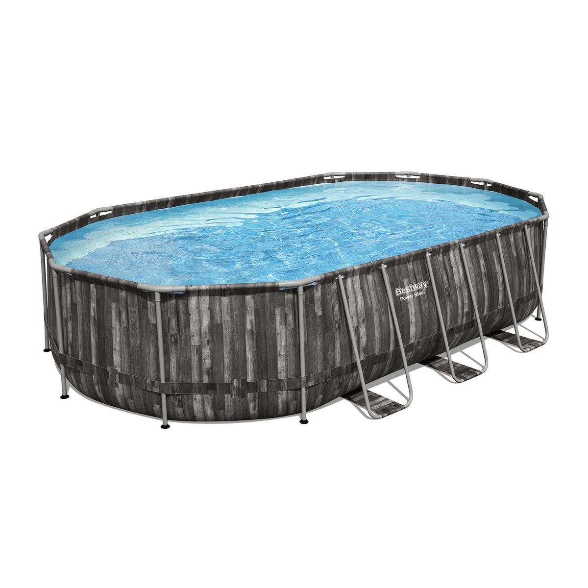 20' x 12' x 48 Oval Above Ground Swimming Pool Set D8522