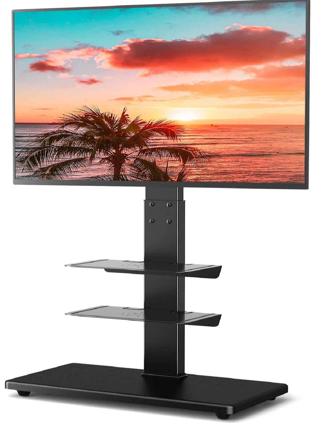 Black Tall Floor TV Stand up to 75 inch U550