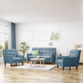 Fabric Arm Chair and Loveseat Set F8262