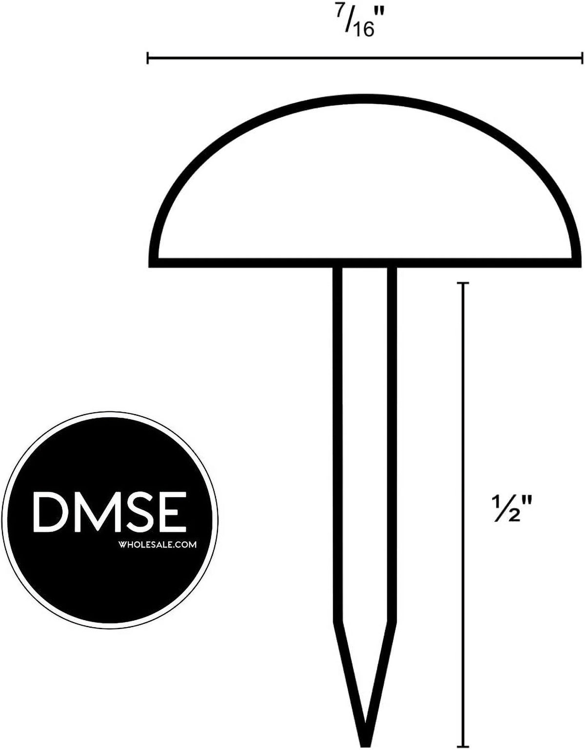 7/16" Diameter Upholstery Tacks 100 Pack E539618