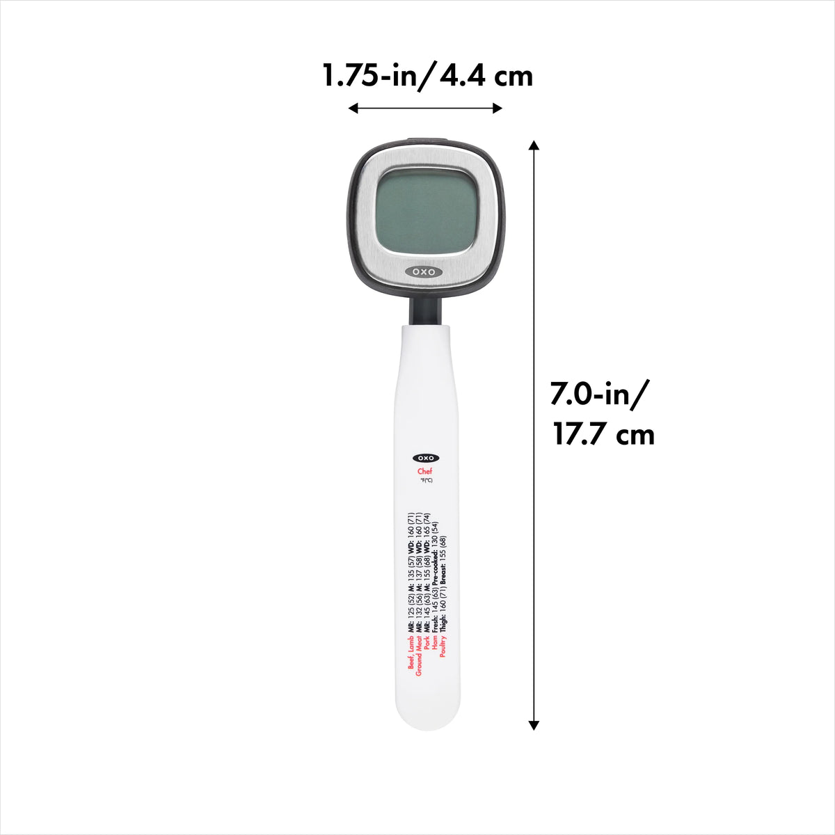 Digital Display Stainless Steel Food Thermometer I740