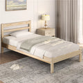 Queen Wooden Platform Bed Frame with Headboard P722