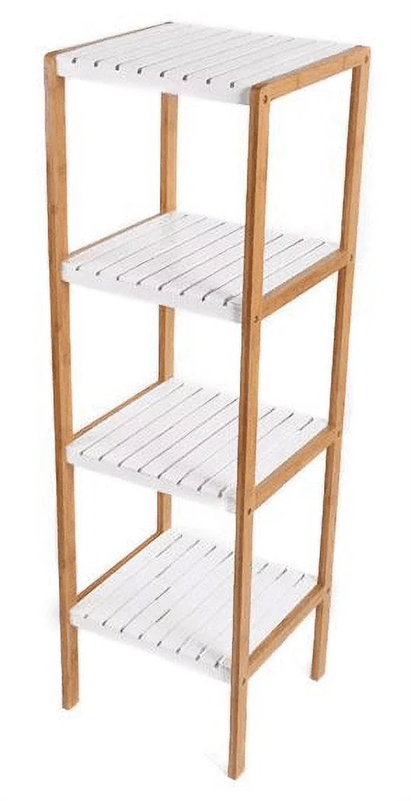 4 Tier Bamboo Storage Shelf Bookshelf N411