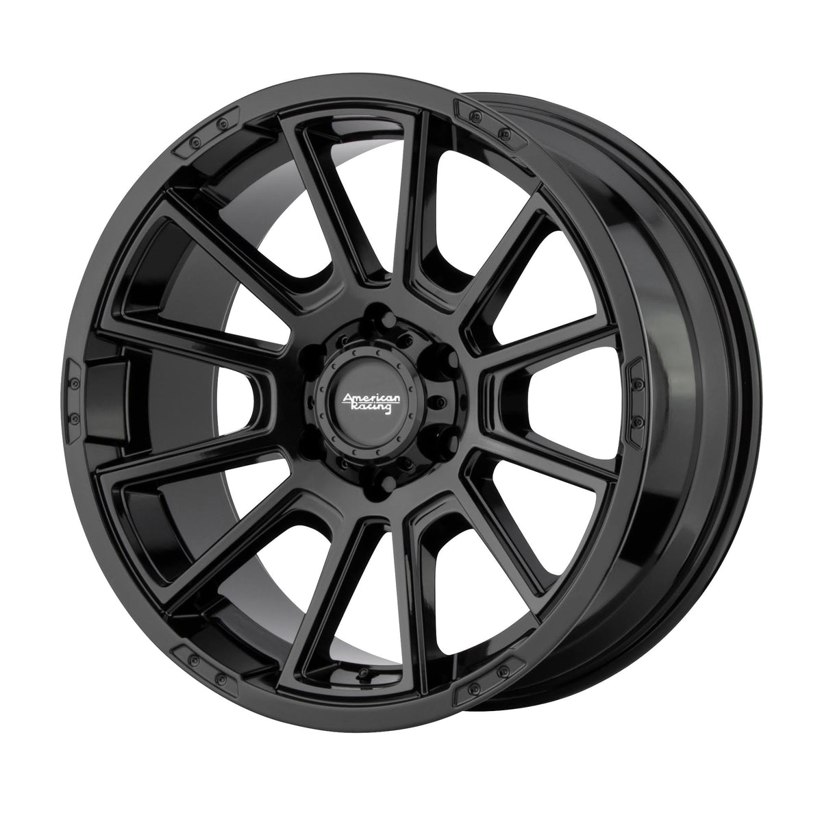 17x8.5 Gloss Black Machined Wheel U320