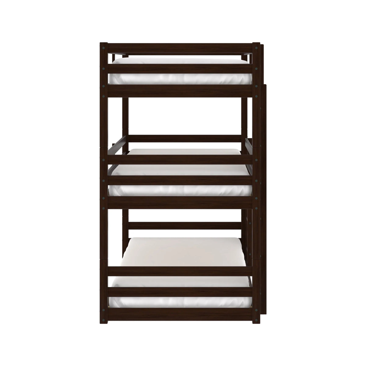 White Wood Convertible Bunk Bed P8473