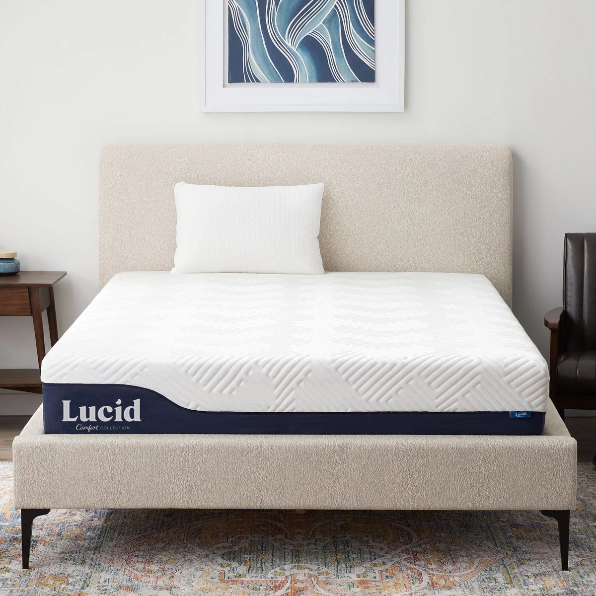10 Gel Aloe Hybrid Memory Foam Mattress Queen F5494