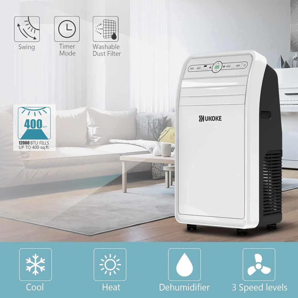Smart Wifi Portable Air Conditioner 11,500 BTU 4 in 1 E176052