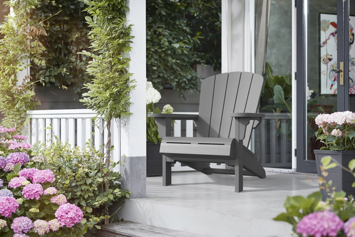 Gray Resin Adirondack Chair Q310
