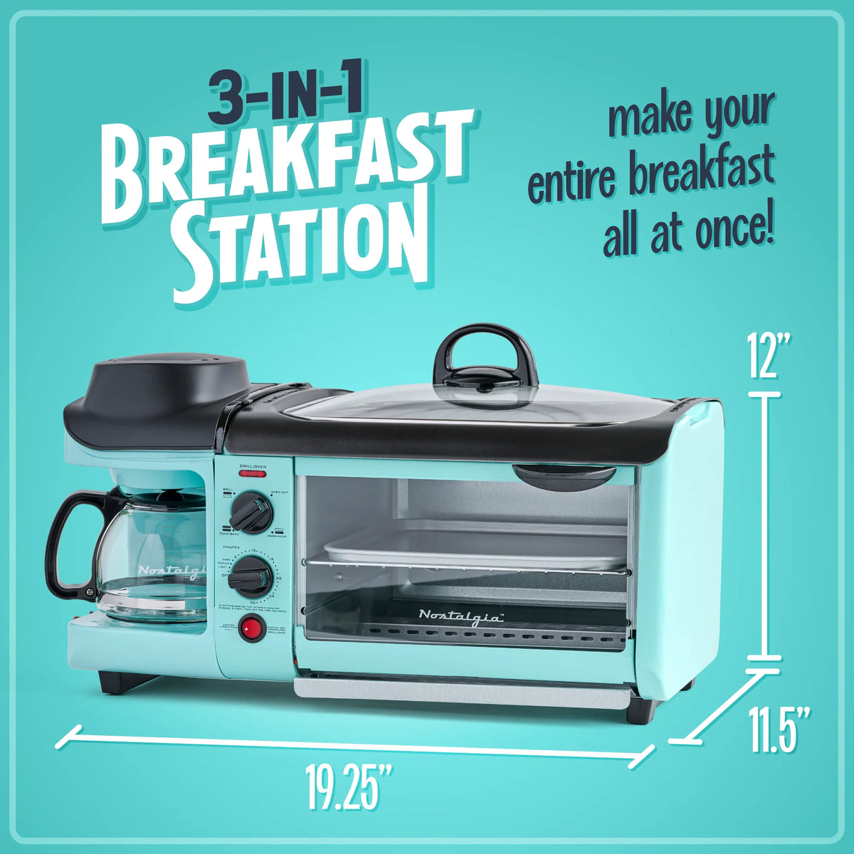 3-in-1 Family Size Breakfast Station P123