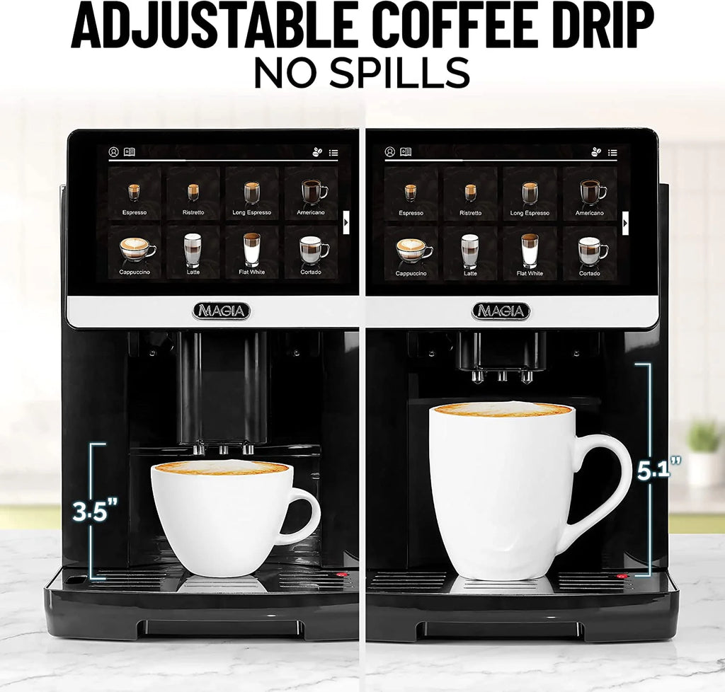Black Automatic Coffee Espresso Machine D7199