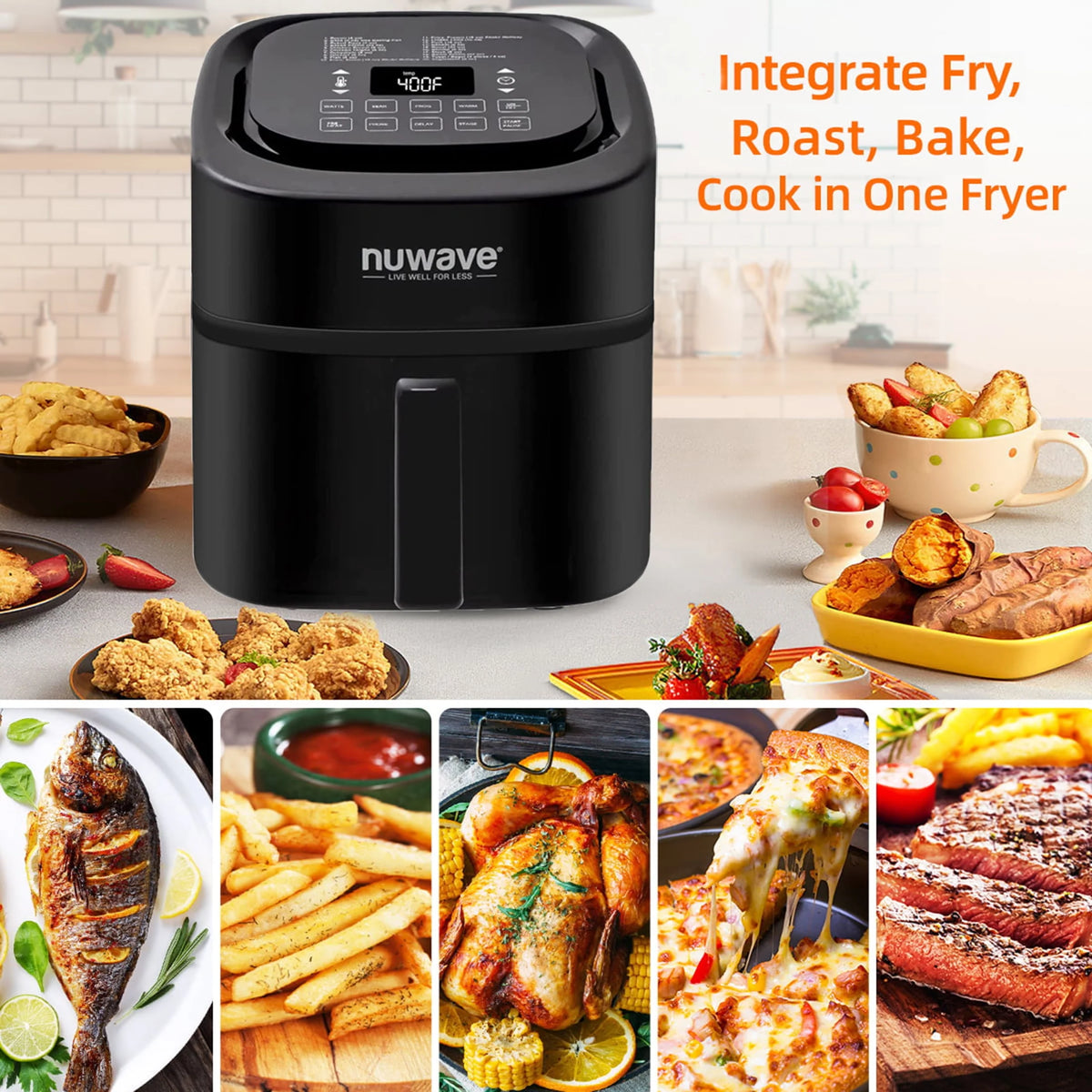 8 Quart Air Fryer Y664