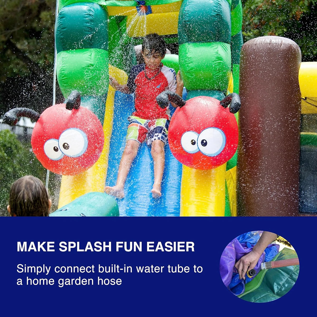 Water Slide Bounce House with Blower M451