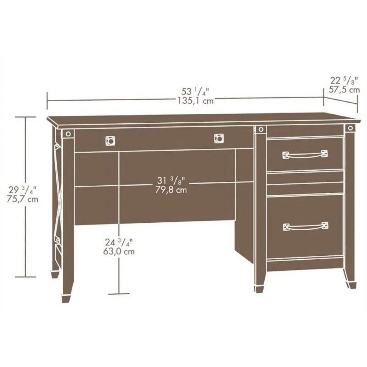 Desk in Washington Cherry I62335