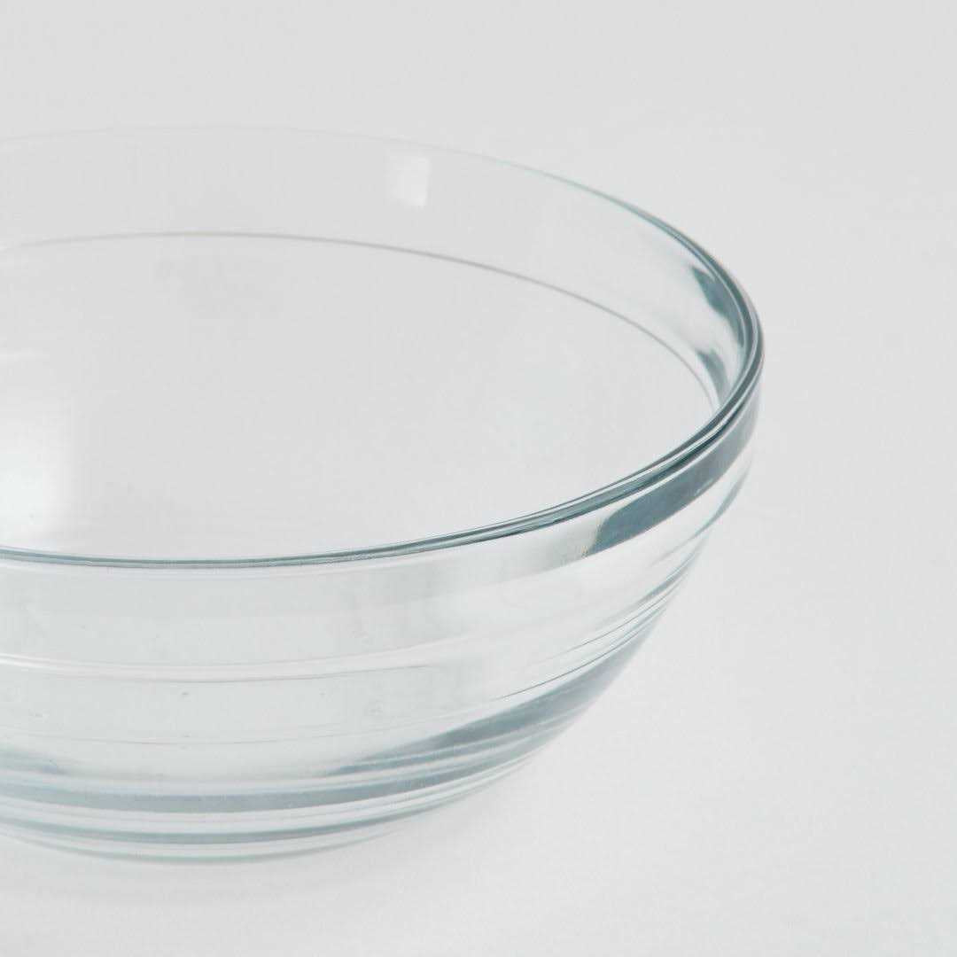 Clear Elevated Glass Bowl Feeder J5130