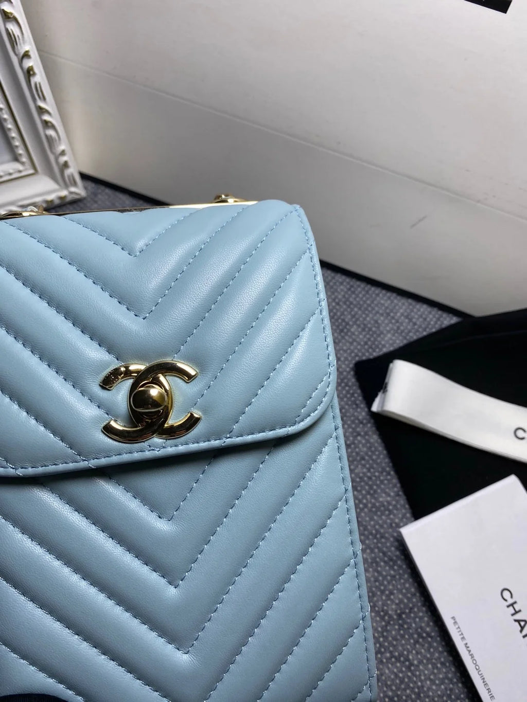 Light Blue Bag Q917